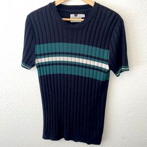 Black TopMan Pique Sweater